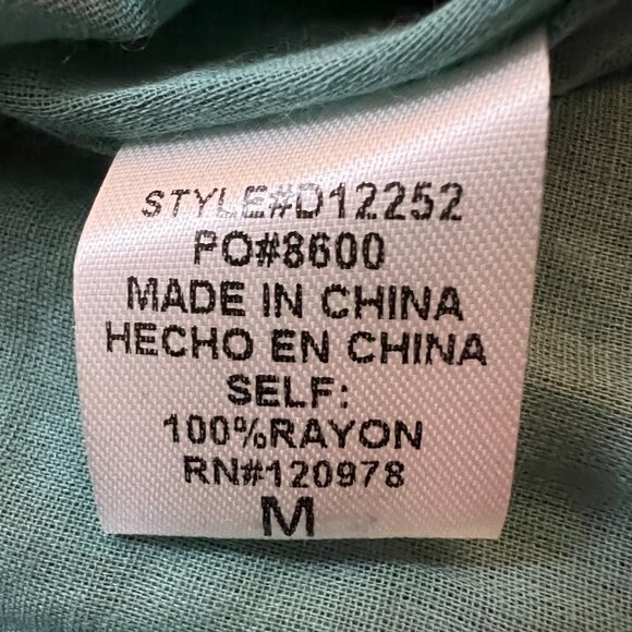 ENTRO Swing Dress Ruffle Hem Sleeveless Dress NWT - Picture 7 of 10